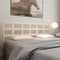 vidaXL - Hoofdbord - 205,5x4x100 - cm - massief - grenenhout
