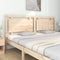 vidaXL - Hoofdbord - 205,5x4x100 - cm - massief - grenenhout