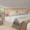 vidaXL - Hoofdbord - 205,5x4x100 - cm - massief - grenenhout