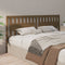 vidaXL - Hoofdbord - 205,5x4x100 - cm - massief - grenenhout - honingbruin