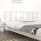 vidaXL - Hoofdbord - 205,5x4x100 - cm - massief - grenenhout - wit