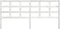 vidaXL - Hoofdbord - 205,5x4x100 - cm - massief - grenenhout - wit