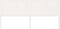 vidaXL - Hoofdbord - 205,5x4x100 - cm - massief - grenenhout - wit