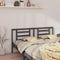 vidaXL - Hoofdbord - 206x4x100 - cm - massief - grenenhout - grijs