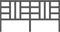 vidaXL - Hoofdbord - 206x4x100 - cm - massief - grenenhout - grijs
