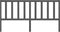 vidaXL - Hoofdbord - 206x4x100 - cm - massief - grenenhout - grijs