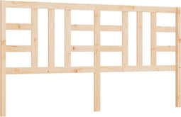 vidaXL - Hoofdbord - 206x4x100 - cm - massief - grenenhout