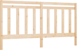 vidaXL - Hoofdbord - 206x4x100 - cm - massief - grenenhout