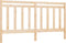 vidaXL - Hoofdbord - 206x4x100 - cm - massief - grenenhout