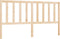 vidaXL - Hoofdbord - 206x4x100 - cm - massief - grenenhout