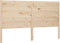 vidaXL - Hoofdbord - 206x4x100 - cm - massief - grenenhout