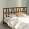 vidaXL - Hoofdbord - 206x4x100 - cm - massief - grenenhout - honingbruin