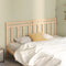 vidaXL - Hoofdbord - 206x4x100 - cm - massief - grenenhout