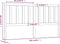 vidaXL - Hoofdbord - 206x4x100 - cm - massief - grenenhout - honingbruin