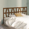 vidaXL - Hoofdbord - 206x4x100 - cm - massief - grenenhout - honingbruin