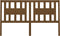 vidaXL - Hoofdbord - 206x4x100 - cm - massief - grenenhout - honingbruin