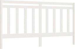 vidaXL - Hoofdbord - 206x4x100 - cm - massief - grenenhout - wit