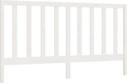 vidaXL - Hoofdbord - 206x4x100 - cm - massief - grenenhout - wit