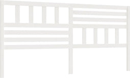 vidaXL - Hoofdbord - 206x4x100 - cm - massief - grenenhout - wit