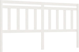 vidaXL - Hoofdbord - 206x4x100 - cm - massief - grenenhout - wit