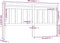 vidaXL - Hoofdbord - 206x4x100 - cm - massief - grenenhout - wit