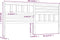 vidaXL - Hoofdbord - 206x4x100 - cm - massief - grenenhout - wit