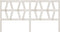 vidaXL - Hoofdbord - 206x4x100 - cm - massief - grenenhout - wit