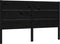 vidaXL - Hoofdbord - 206x4x100 - cm - massief - grenenhout - zwart