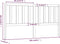 vidaXL - Hoofdbord - 206x4x100 - cm - massief - grenenhout - zwart