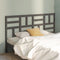 vidaXL - Hoofdbord - 206x4x104 - cm - massief - grenenhout - grijs