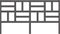 vidaXL - Hoofdbord - 206x4x104 - cm - massief - grenenhout - grijs
