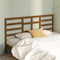 vidaXL - Hoofdbord - 206x4x104 - cm - massief - grenenhout - honingbruin
