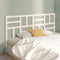 vidaXL - Hoofdbord - 206x4x104 - cm - massief - grenenhout - wit