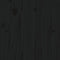 vidaXL - Hoofdbord - 206x4x104 - cm - massief - grenenhout - zwart
