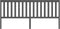 vidaXL - Hoofdbord - 206x6x101 - cm - massief - grenenhout - grijs