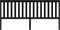 vidaXL - Hoofdbord - 206x6x101 - cm - massief - grenenhout - zwart