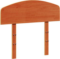 vidaXL - Hoofdbord - 75 - cm - massief - grenenhout - wasbruin