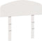 vidaXL - Hoofdbord - 75 - cm - massief - grenenhout - wit