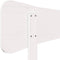 vidaXL - Hoofdbord - 75 - cm - massief - grenenhout - wit