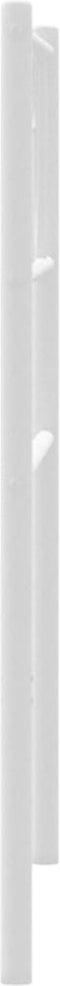 vidaXL - Hoofdbord - 75 - cm - metaal - wit