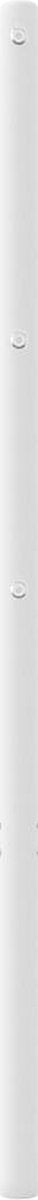vidaXL - Hoofdbord - 75 - cm - metaal - wit