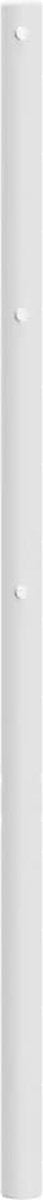 vidaXL - Hoofdbord - 75 - cm - metaal - wit