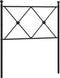 vidaXL - Hoofdbord - 75 - cm - metaal - zwart