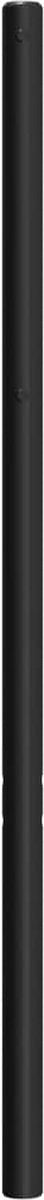 vidaXL - Hoofdbord - 75 - cm - metaal - zwart
