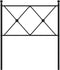 vidaXL - Hoofdbord - 75 - cm - metaal - zwart