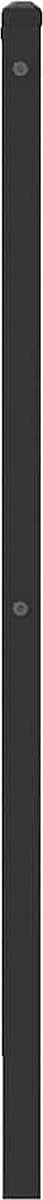 vidaXL - Hoofdbord - 75 - cm - spaanplaat - sonoma - eikenkleurig - staal