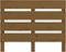 vidaXL - Hoofdbord - 75x3x80 - cm - massief - grenenhout - honingbruin