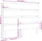 vidaXL - Hoofdbord - 75x3x80 - cm - massief - grenenhout