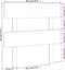 vidaXL - Hoofdbord - 78,5x3x81 - cm - massief - grenenhout