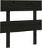 vidaXL - Hoofdbord - 78,5x3x81 - cm - massief - grenenhout - zwart